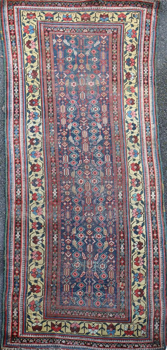 A Bidjar runner, 10ft 4in by 4ft 7in.